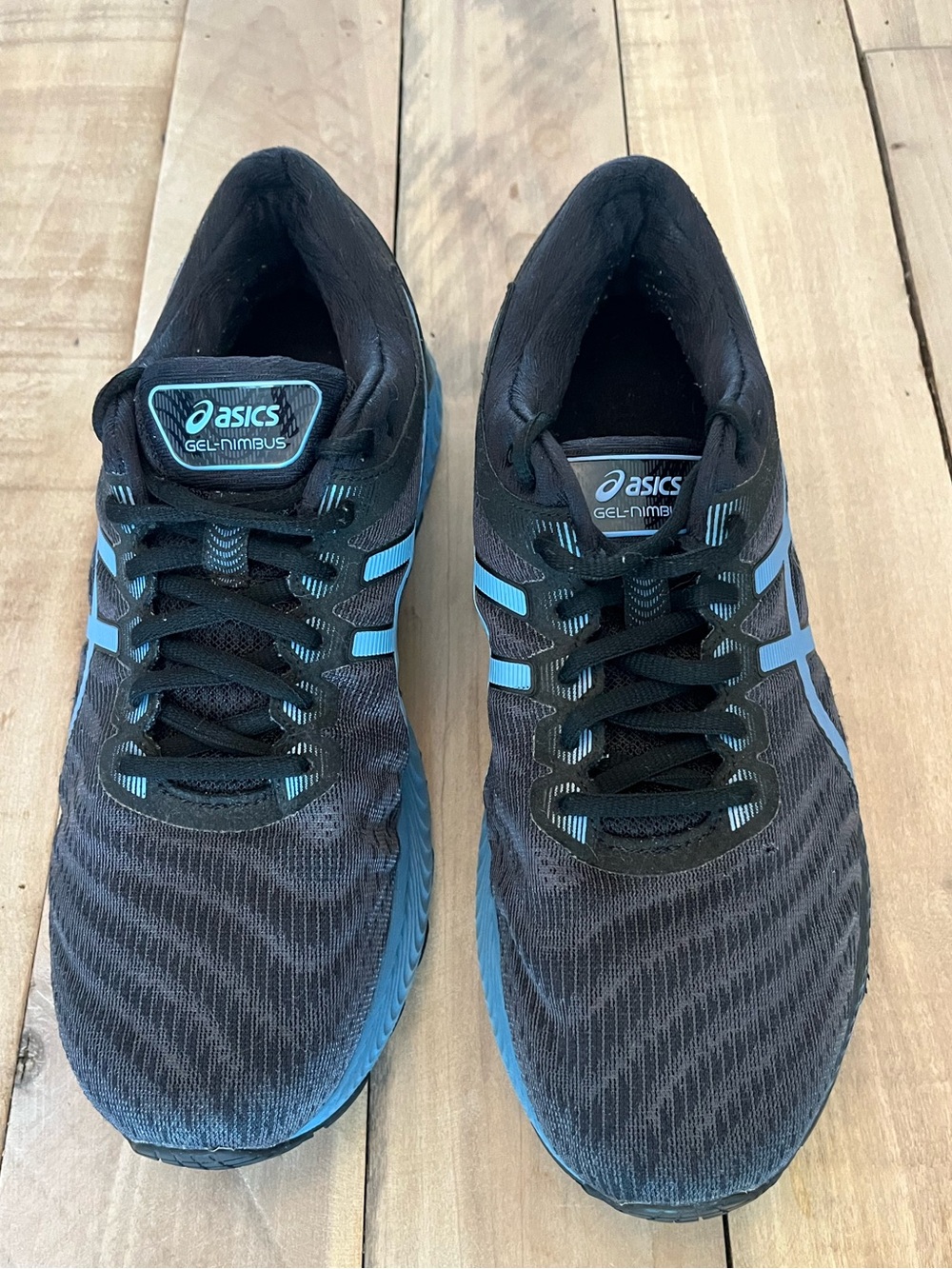 ASICS Gel Nimbus 22 Mens Black Grey Floss Size 8.5 (1011A680-004)